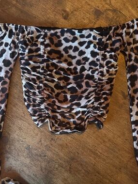 Urban Outfitters Cheetah Top